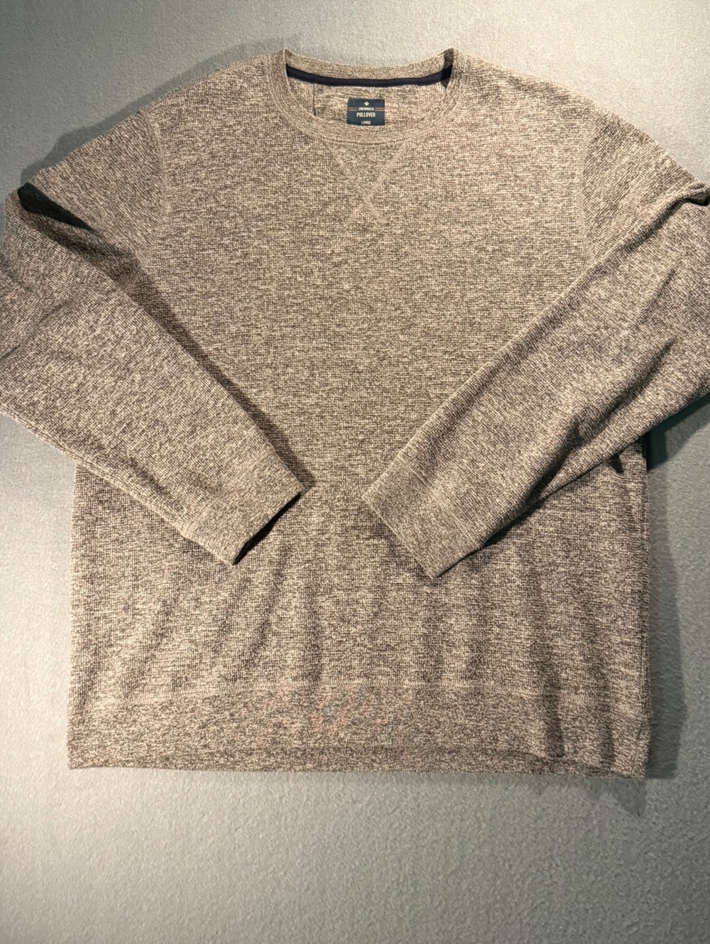 Member's Mark Large Crewneck Pullover Sweater in Oatmeal